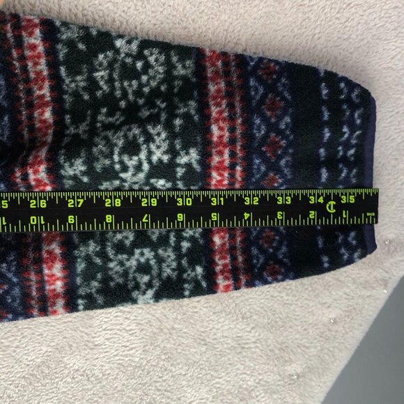 Van Heusen Mens Fleece Jacket Size XL Fleece Pullover Nordic Quarter Zip Cozy - Picture 8 of 11